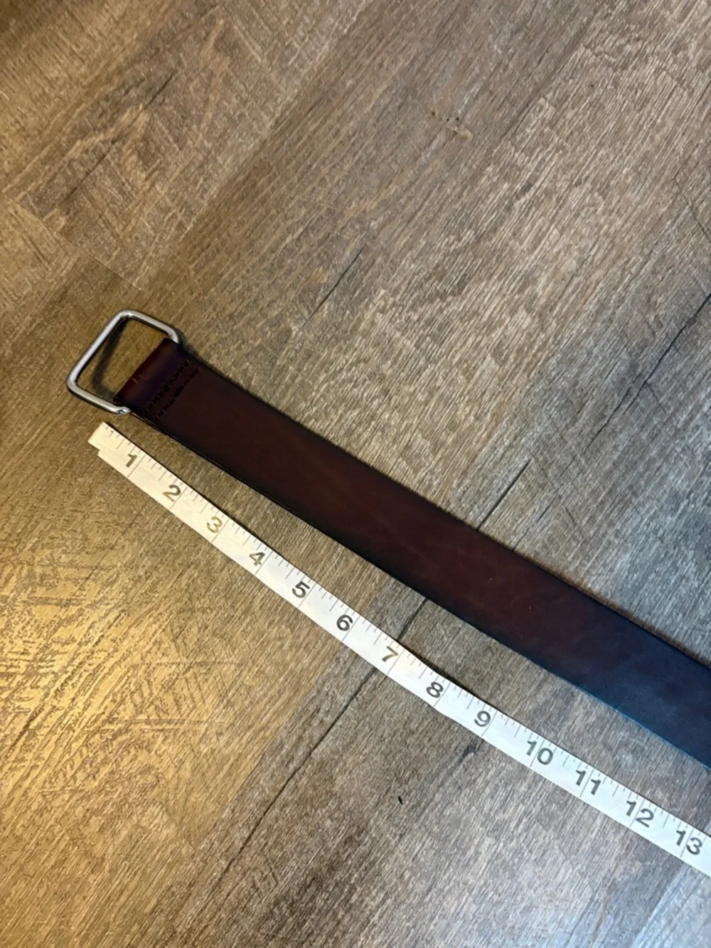 Banana Republic Brown Genuine Leather Belt with Double Strap Buckle size S